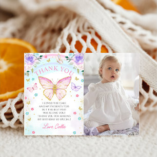 Remerciements Carte de remerciement d'anniversaire pour fille av