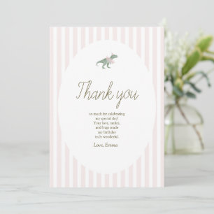 Remerciements Carte de remerciement d'anniversaire pour fille en