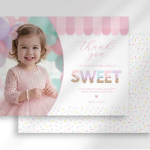 Remerciements Carte de remerciement d'anniversaire pour un camio