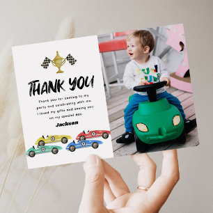 Remerciements Carte de remerciement d'anniversaire pour voiture
