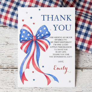 Remerciements Carte de remerciement d'anniversaire Tout en fille