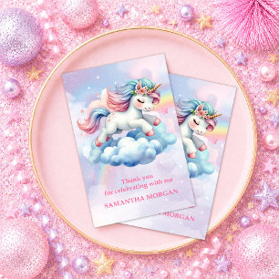 Remerciements Carte de remerciement de anniversaire de fille lic