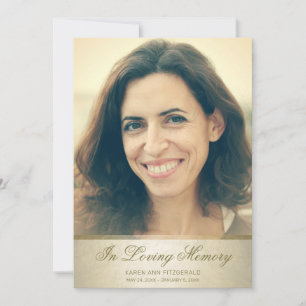 Remerciements Carte de remerciement de condoléances élégante ave