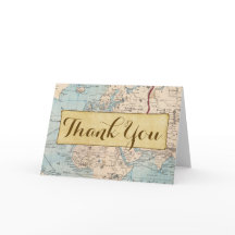 Carte de remerciement de correspondance de carte d