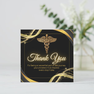 Remerciements Carte de remerciement de fin d'études d'infirmière