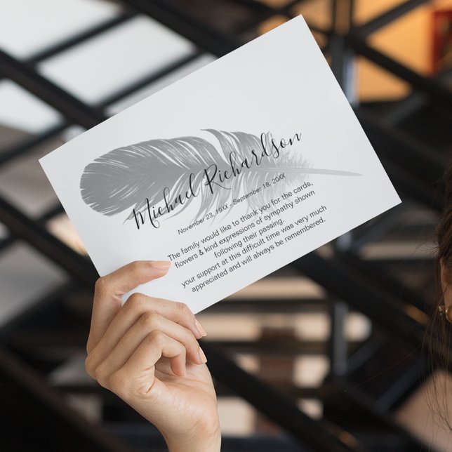 Remerciements Carte de remerciement de la Mémoire symbolique de  (Créateur téléchargé)