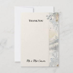 Remerciements Carte de remerciement de mariage Blue Mountain