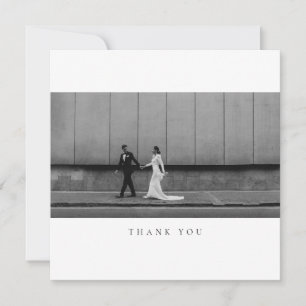 Remerciements Carte de remerciement de mariage classique formell