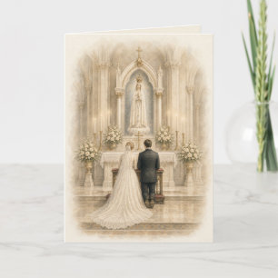 Remerciements Carte de remerciement de mariage du sanctuaire cat
