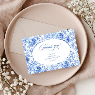 Remerciements Carte de remerciement de mariage élégante florale