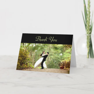 Remerciements Carte de remerciement de mariage photo