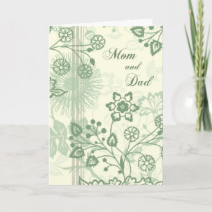 Remerciements Carte de remerciement de mariage pour les parents