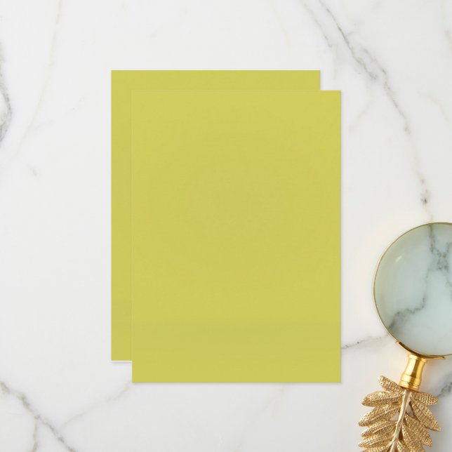 Remerciements Carte de remerciement de mariage simple couleur un (Devant/Arrière en situation)