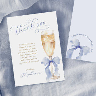 Remerciements Carte de remerciement de mariage Something Blue Br