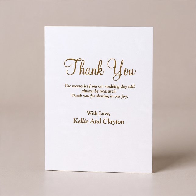 Remerciements Carte de remerciement de type moderne simple (Créateur téléchargé)