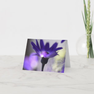 Remerciements Carte de remerciement Fleur Violette Magique