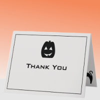 Carte de remerciement Halloween pour ami de fête o