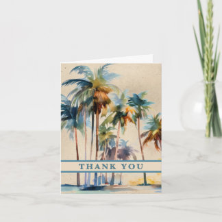 Remerciements Carte de remerciement Island Breeze