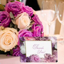 Carte de remerciement Jardins secrets d'orchidée v