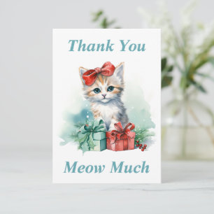 Remerciements Carte de remerciement Kitty