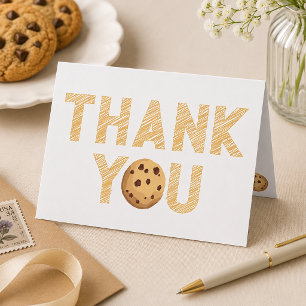 Remerciements Carte de remerciement Lait & Cookies – Cookie aux 
