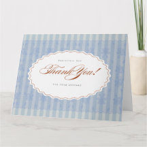 Carte de remerciement mignonne