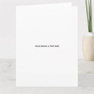 Remerciements Carte de remerciement minimaliste blanche pour inf