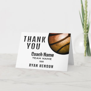 Remerciements Carte de remerciement moderne métallique pour entr