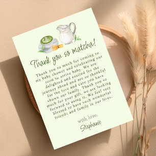 Remerciements Carte de remerciement moderne pour Baby Shower sur
