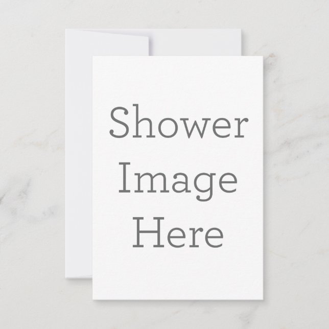 Carte de remerciements simple 8.9 cm x 12.7 cm (Devant)