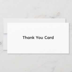 Remerciements Carte de remerciement personnalisée pour entrepris