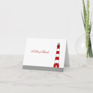 Remerciements Carte de remerciement Phare