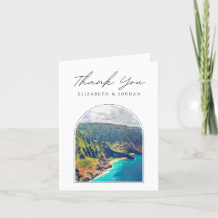 Remerciements Carte de remerciement photo de Kauai