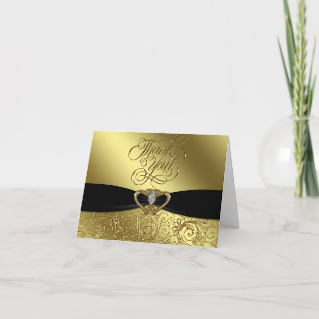 Remerciements Carte de remerciement photo pour les 50 ans de mar (Devant)