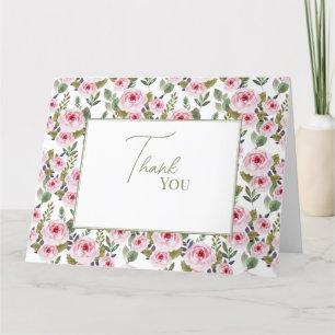 Remerciements Carte de remerciement plate pour enterrement de vi