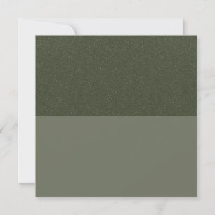 Remerciements Carte de remerciement plate vert mousse horizontal