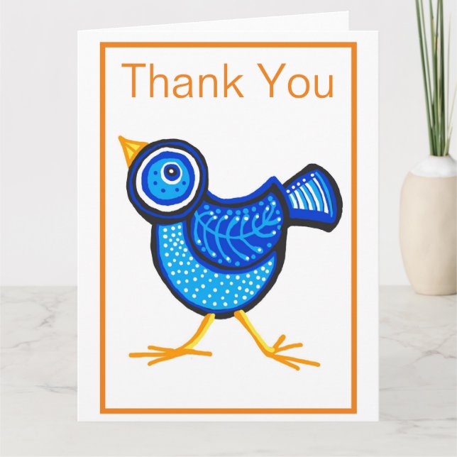 Remerciements Carte de remerciement pliée (Devant)