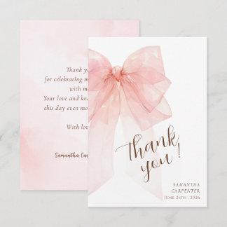 Remerciements Carte de remerciement pour anniversaire Sweet 16 a