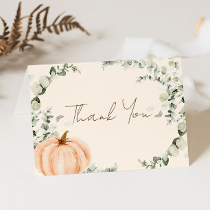 Remerciements Carte de remerciement pour Baby Shower A Little Pu