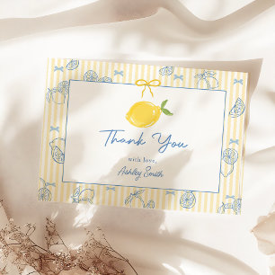 Remerciements Carte de remerciement pour baby shower à thème cit