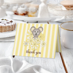 Remerciements Carte de remerciement pour Baby Shower / Anniversa