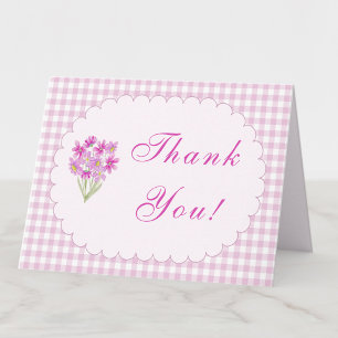 Remerciements Carte de remerciement pour baby shower aquarelle F