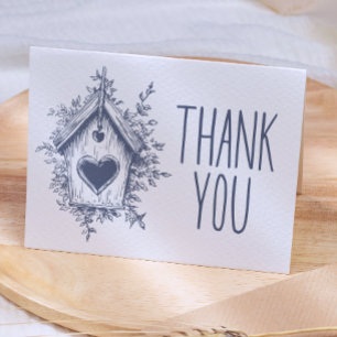 Remerciements Carte de remerciement pour Baby Shower au charme c