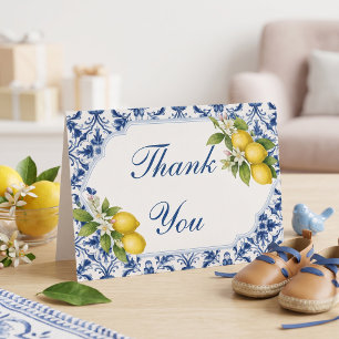 Remerciements Carte de remerciement pour Baby Shower Ciao