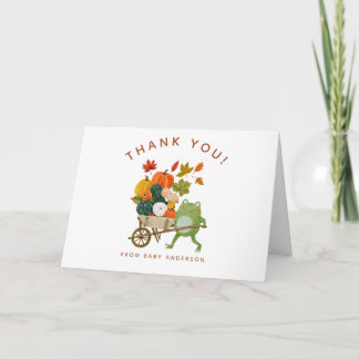 Remerciements Carte de remerciement pour Baby Shower Little Pump