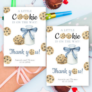 Remerciements Carte de remerciement pour Baby shower Milk & Cook