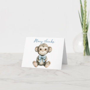 Remerciements Carte de remerciement pour Baby Shower « Oh Boy »
