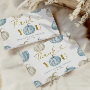 Remerciements Carte de remerciement pour Baby Shower Pastel Boy