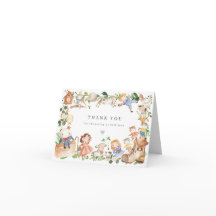 Carte de remerciement pour baby shower sur les com