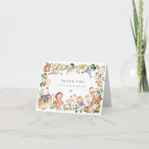 Remerciements Carte de remerciement pour baby shower sur les com